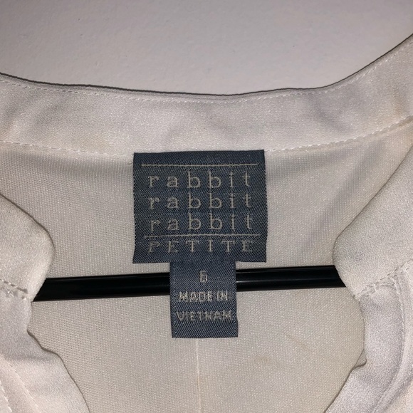 Rabbit Rabbit Rabbit white midi babydoll dress - Picture 2 of 4